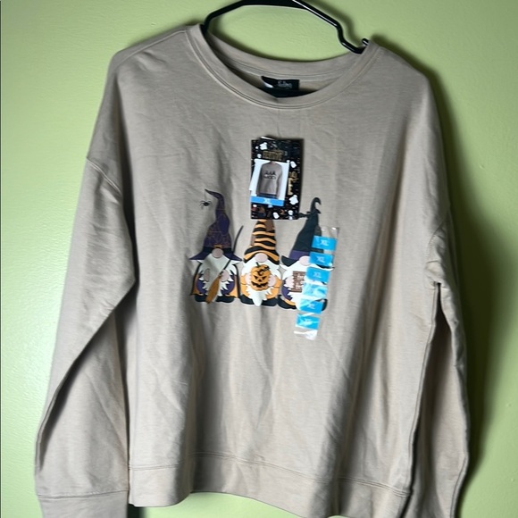 feeling festive Other - Feeling festive Beige Graphic Men's / Women’s Sweater